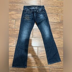 Guess daredevil bootcut jeans size 28 regular